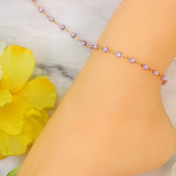 Minimalist Anklet, Sleek & Modern Design, Women’s Fashion, YC110018-A - Picture 3 of 10